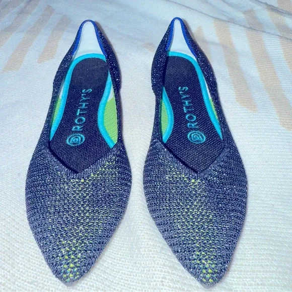 Rothy’s Metallic Lattice Stitch Point - Picture 5 of 7